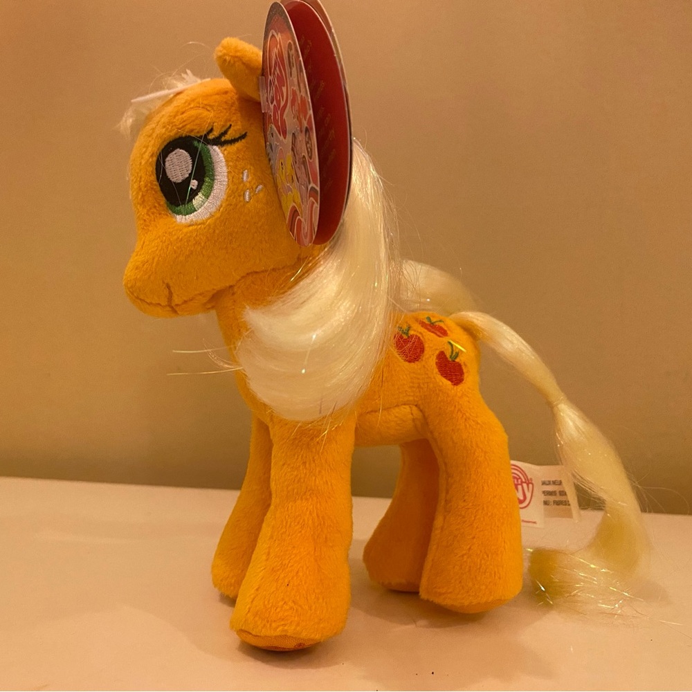 Apple Jack My Little Pony Orange and Yellow Stuffed Animal - Picture 9 of 12